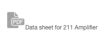 
 ￼Data sheet for 211 Amplifier